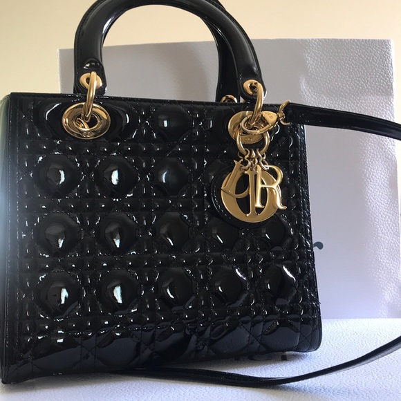 Dior Handbags - Medium Lady Dior Handbag in Black